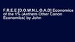 F.R.E.E [D.O.W.N.L.O.A.D] Economics of the 1% (Anthem Other Canon Economics) by John F. Weeks