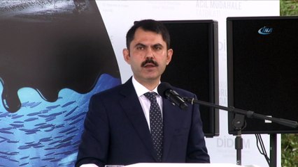 Bakan Kurum Kocaeli Bölgesi Deniz Kirliliğine Acil Müdahale Bölgesel Tatbikatı'na katıldı