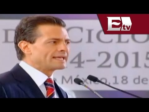El presidente Peña Nieto encabezó la ceremonia de inicio del ciclo escolar 2014-2015