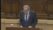 Quim Torra vuelve al Parlament tras su ultimátum rechazado