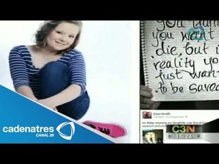 Víctima de cyberbullyng se suicida / Cyberbullyng victim commits suicide