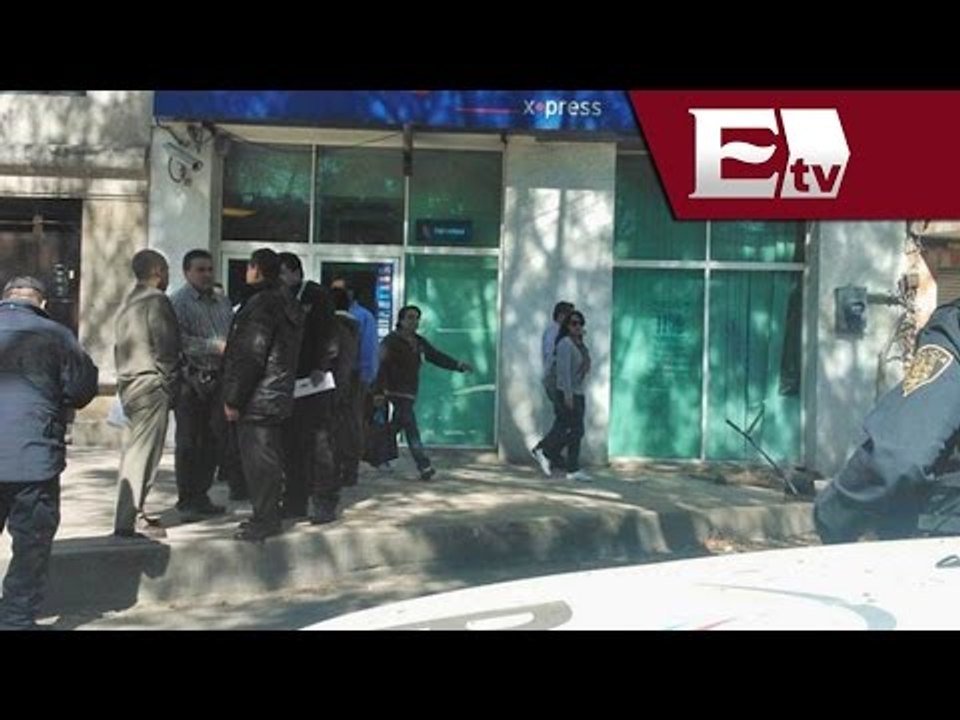 Falsos custodios roban 10 mdp a banco en el Cen...