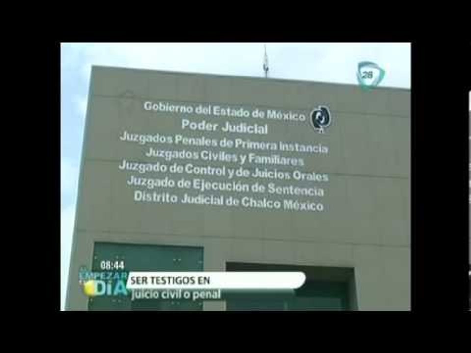 ¿Qué es ser un testigo en  juicio civil o penal?