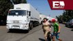 Ucrania acusa a Rusia de invasión tras ingreso de convoy con ayuda humanitaria/ Global