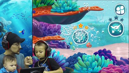 Descargar video: WE SPEAK WHALE!  Octopus Chase w_ SHAWN!!! Just Keep Swimming #1 FGTEEV plays FINDING DORY App Game