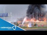 Impresionante incendio en aeropuerto de Nairobi / Impressive fire in Nairobi airport