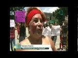 Grupo de mujeres protestan semidesnudas por feminicidios / Movimiento por la equidad