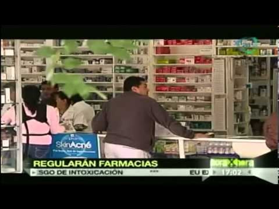 Regularán precios en farmacias (Hora por Hora de las 17:00 hrs)