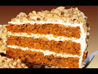 Receta de pastel de zanahoria y queso / Carrot cake recipe and cheese