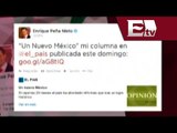 México pasa a las reformas en acción: Enrique Peña Nieto / Vianey Esquinca