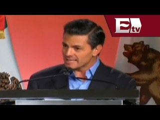 Presidente Enrique Peña Nieto critica medidas fronterizas de EU / Excélsior informa