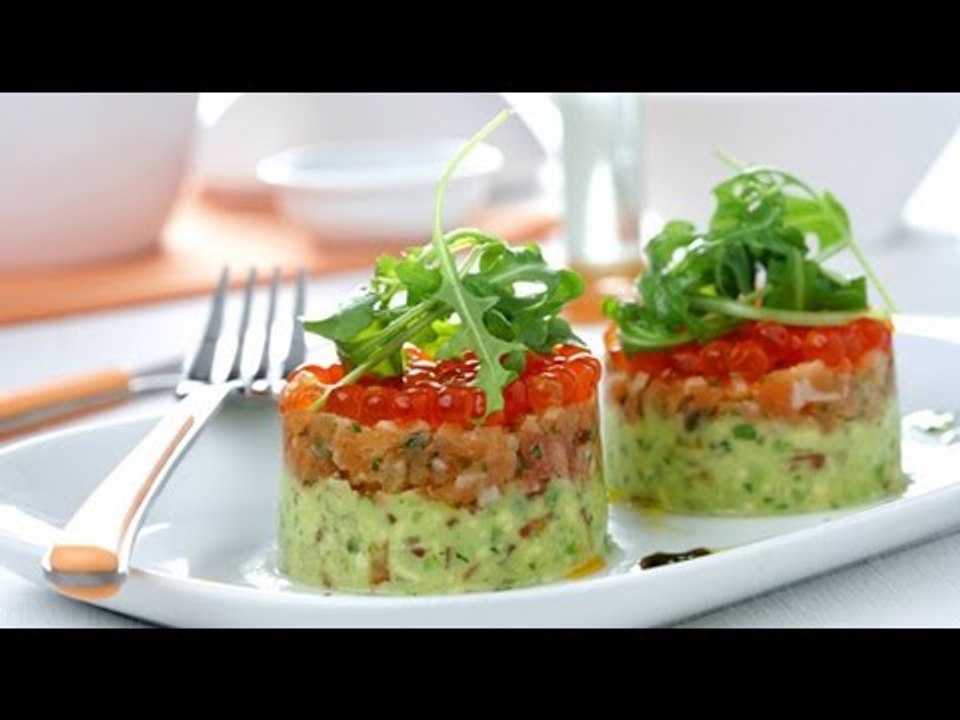 Cómo hacer Tartere de salmón / Receta de Tarter...