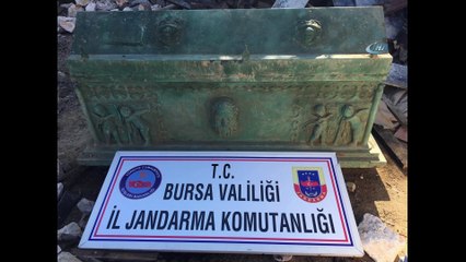 Roma devrinden kalma bronz lahit bulundu