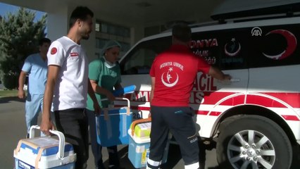 Şehit polisin organları bağışlandı - KONYA