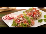 Cómo hacer tostadas de salpicón de res / salpicón de res