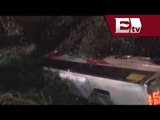Autobús cayó a un barranco en la Autopista La Pera-Cuatla  / Todo México