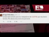 Enrique Peña Nieto lamenta explosión en Piedras Negras, Coahuila / Vianey Esquinca