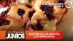 Muffins de calabacita con arándanos / Recipe zucchini blueberry muffins / Recetas fáciles