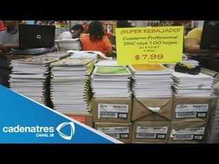 Video herunterladen: Padres de familia realizan compras de última hora / Regreso a clases