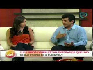 ¿Los niños deben saber de una infidelidad?