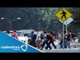 Día de peatón, falta de cultura vial