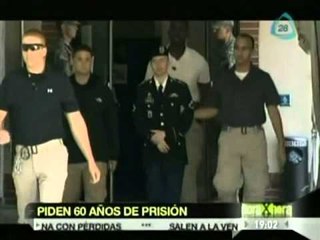 piden 60 años de prisión para Bradley Manning/ Hora por Hora de las 19:00 hrs