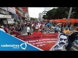 Llegan maestros de la sección 22 de Oaxaca al Zócalo capitalino