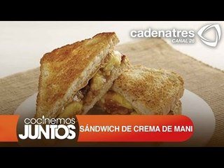 Cómo preparar Sándwich de mantequilla de mani, almendra, nuez o avellana