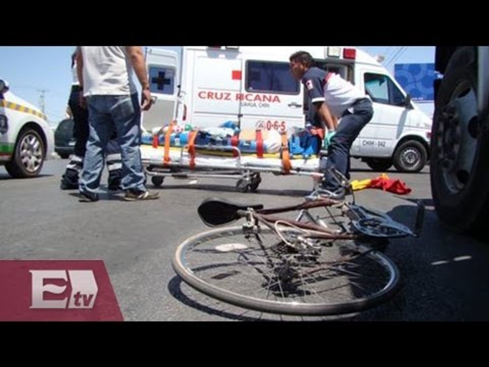 Atropellan a ciclista en el Centro Histórico  /...