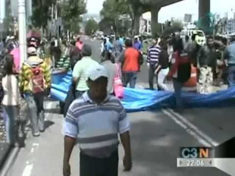 Maestros de la CNTE toman Periférico y sitian televisoras / Manifestaciones de maestros 2013