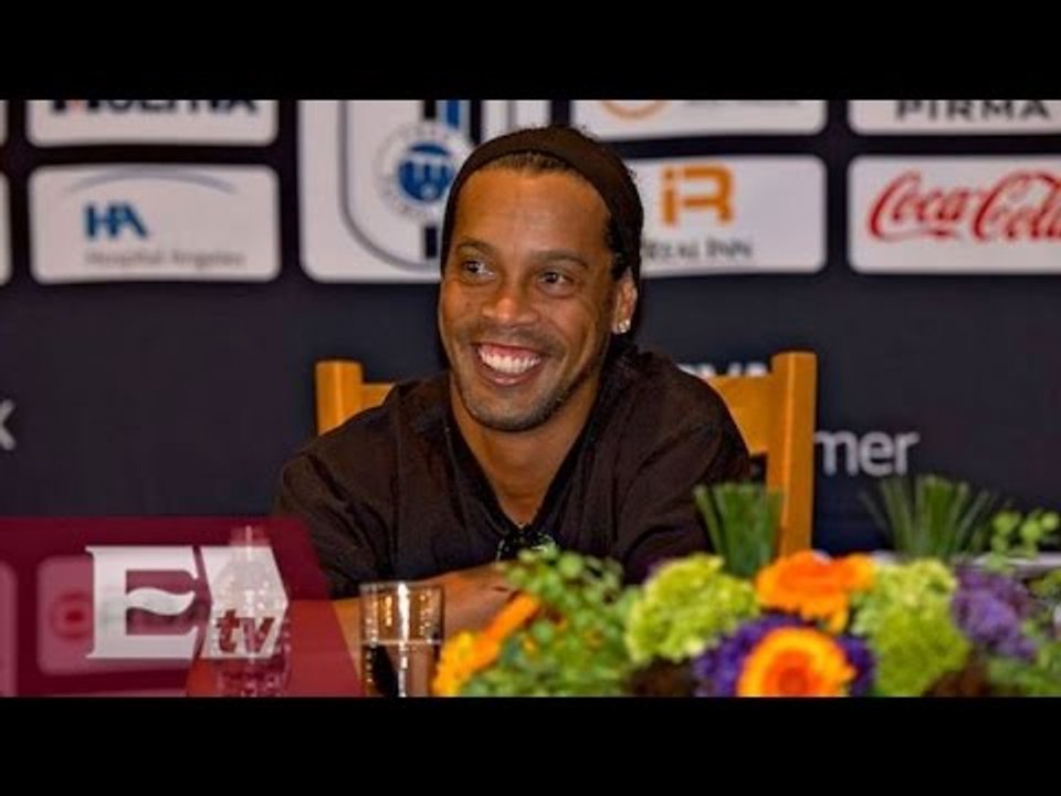 ¿Por qué decidió Ronaldinho jugar en México? / Presentación de Ronaldinho