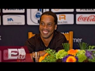 ¿Por qué decidió Ronaldinho jugar en México? / Presentación de Ronaldinho