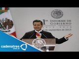 Enrique Peña Nieto da su Primer Informe de Gobierno en los Pinos / Informe Presidencial Peña Nieto
