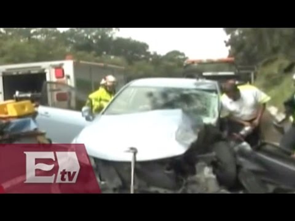 Carambola en la Autopista México-Cuernavaca; hay 20 personas lesionadas  / Todo México