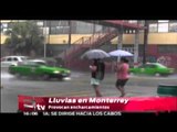 Lluvias en Monterrey provocan encharcamientos  / Héctor Figueroa