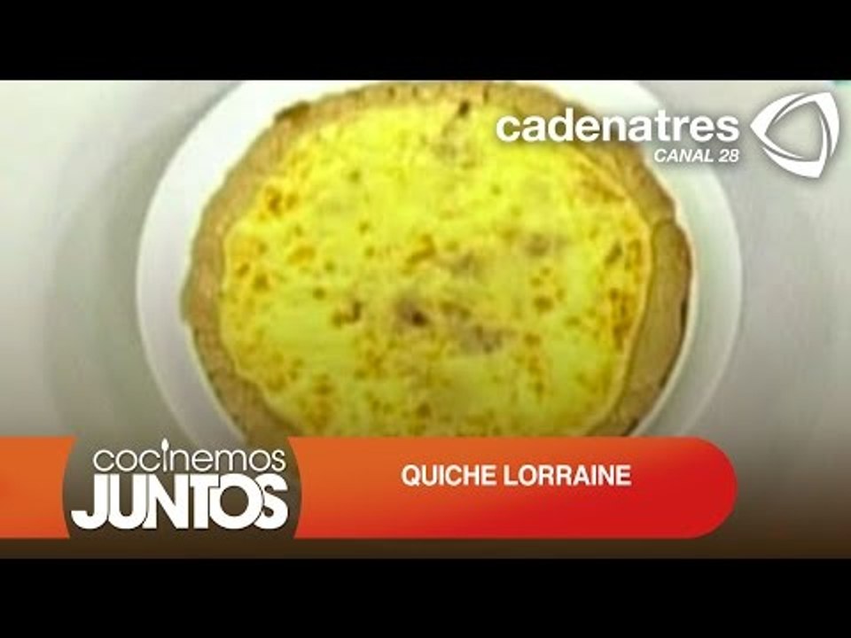 QUICHE LORRAINE. ¿Cómo preparar quiche lorraine?
