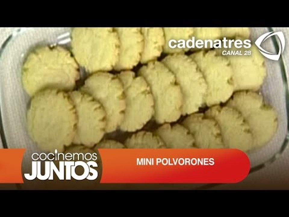 MINI POLVORONES. ¿Cómo preparar mini polvorones?