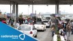 CNTE toma casetas de autopista México-Puebla; alistan nuevas movilizaciones en el DF