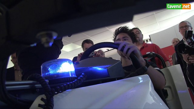Premier simulateur de conduite pour véhicules de secours