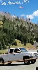 Un atterrissage raté d'un hélicoptère médical ! WTF