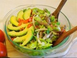 Cómo hacer ensalada mexicana con pollo adobado