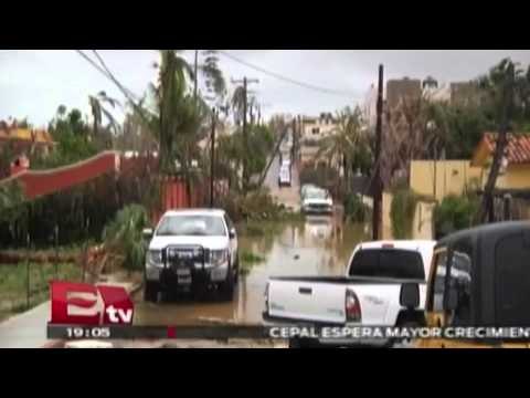 Odile deja dos muertos y tres desaparecidos en BCS / Excélsior Informa