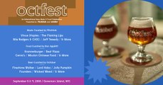 Octfest, pairing craft beer with crafted beats in NYC on 9/8