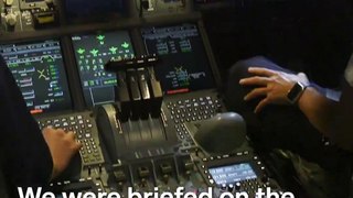 We got taught how to fly a plane inside British Airways $13 million flight simulator.
