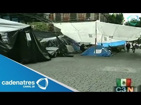 CNTE podría levantar plantón en el Zócalo capitalino para permitir festejos patrios