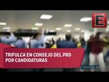 Perredistas se enfrentan a golpes por inconformidad en designación de aspirantes al congreso