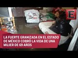 Vecinos de Ixtapaluca afectados por inundaciones provocadas por lluvias