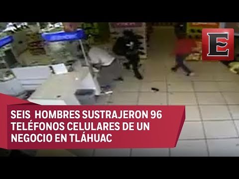 Detienen a banda dedicada al robo de celulares en tiendas departamentales