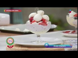 Jueves culposo: ¡postre de merengue y fresa! | Sale el Sol