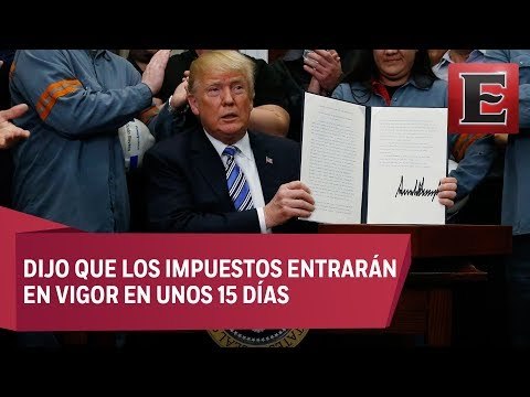 Trump excluye, por ahora, a México y Canadá de aranceles al acero y aluminio